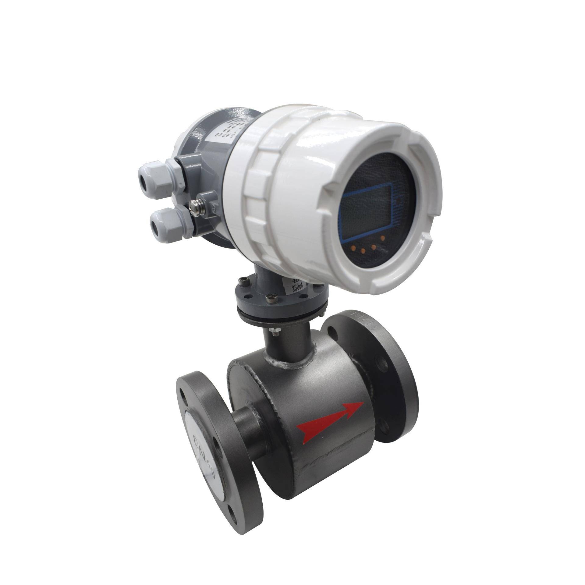 智能电磁流量计多种口径管道式测试污水液体