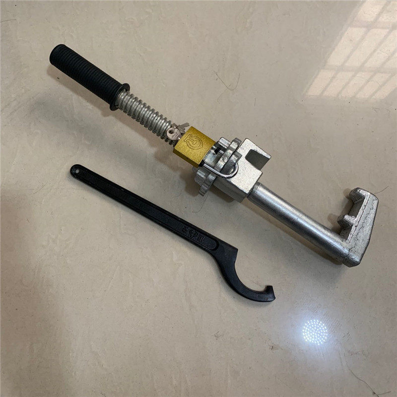 铁路钩锁器尖轨密贴道岔锁闭器钢轨圆钢道岔锁斥离可动心锁定器