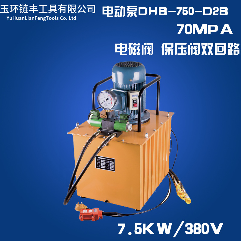 供应DHB-750-D2B电动液压泵 超高压液压泵站 电动泵浦
