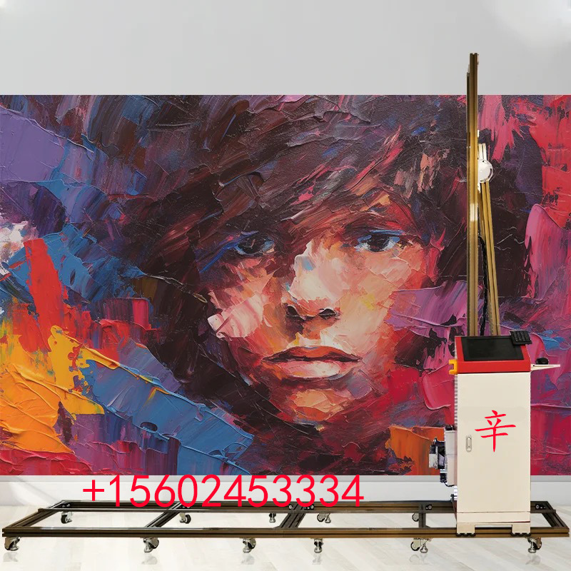 墙体彩绘打印机室内装修3D背景墙喷绘户外广告墙体绘壁画打印机