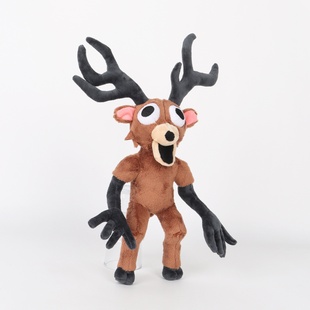 跨境99 nights in the forest deer plush游戏周边毛绒玩具公仔