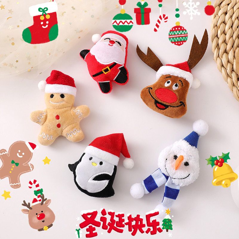 挂件饰品diy别针包包可爱小雪人