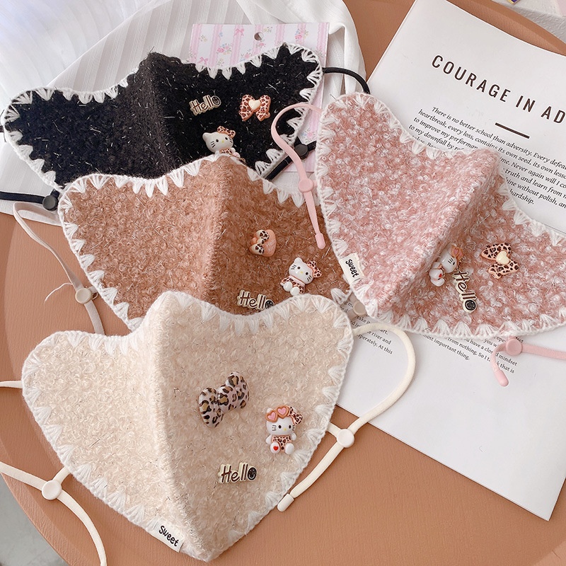 HD1212A03保暖口罩大集合！女冬季骑车加厚防风防寒户外围脖面罩