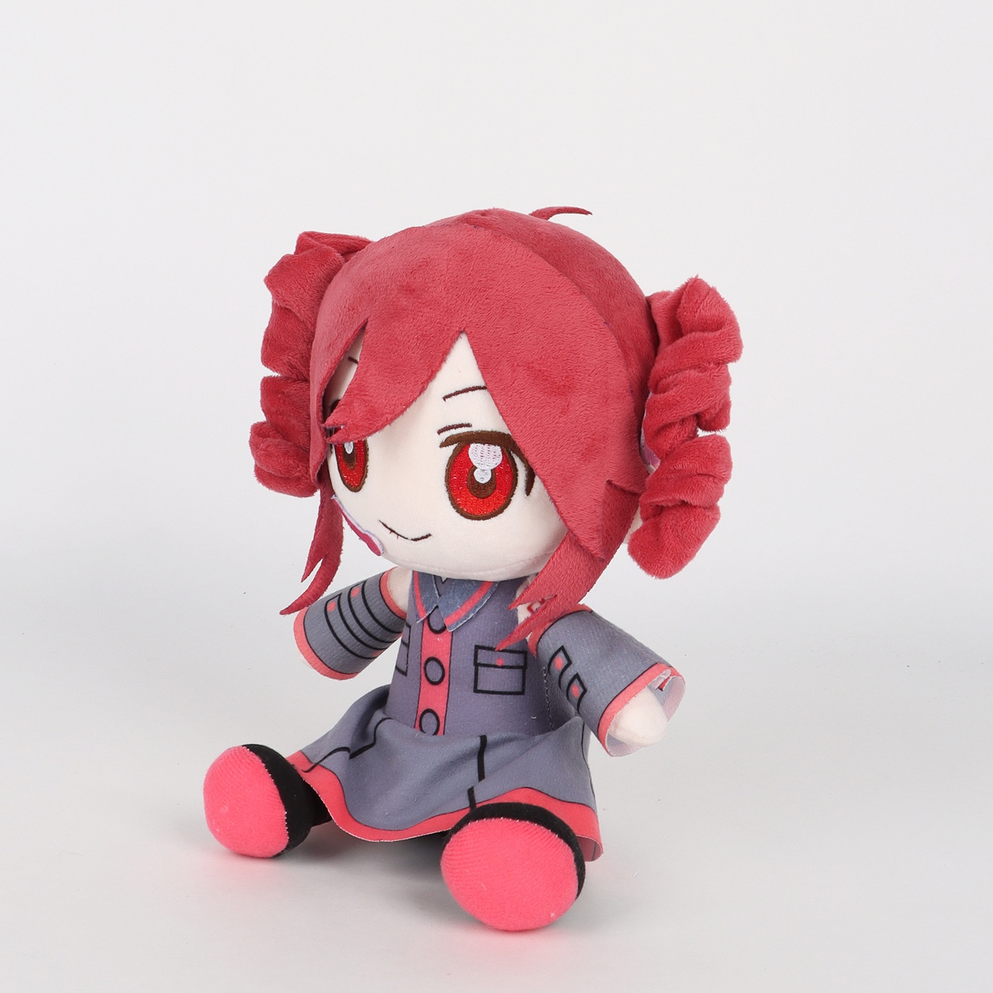 跨境重音テトkasane teto plush毛绒玩具棉花娃娃虚拟歌手公仔