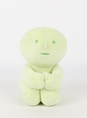 跨境新款角落君SMISKI Plush Keychain公仔毛绒玩具绿色挂件玩偶