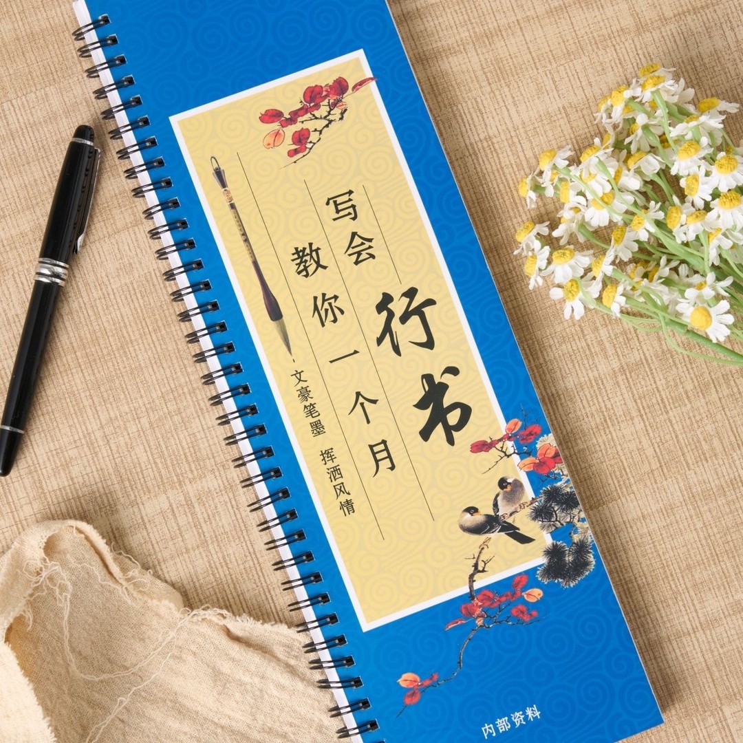 万人抢新编行书入门字帖尺寸高34宽11总共160个页码