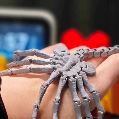 3d打印异形玩偶周边抱脸虫手办全超多关节可动电影摆件模型玩具