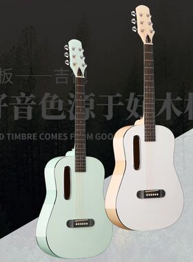 41寸民谣木质吉他男女学生入门练习38寸成年人初学者通用乐器