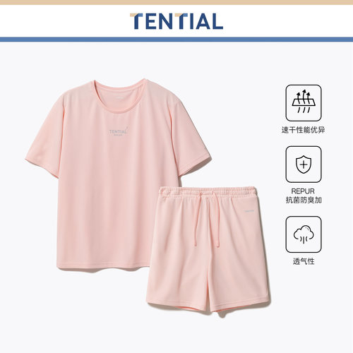 TENTIAL速干简约睡衣女短款