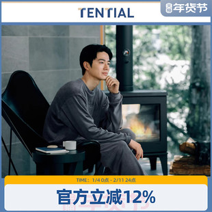 TENTIAL天鹅绒睡衣男女四季可穿舒眠功能型保暖居家25新
