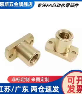 梯形丝杠螺母NSAR/NSBR-8 10 12 16 20 25 32 36 切边法兰型