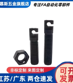 碳钢缺口孔型拉伸弹簧用支柱AIPOK/FFL01-D4 5 6 8-L15 20 25 30