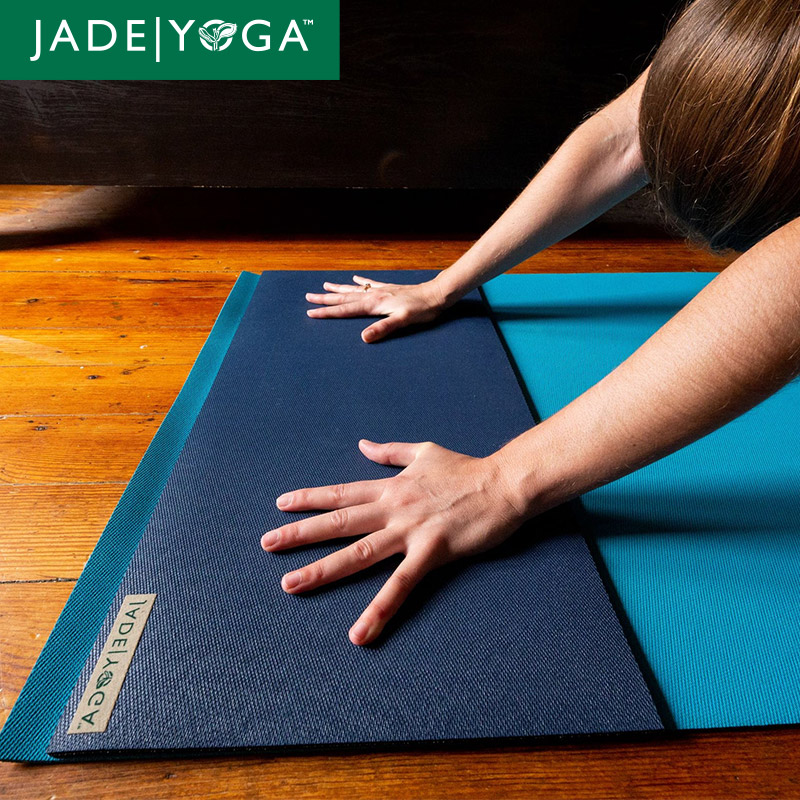 JadeYoga手肩头倒立瑜伽垫高缓冲