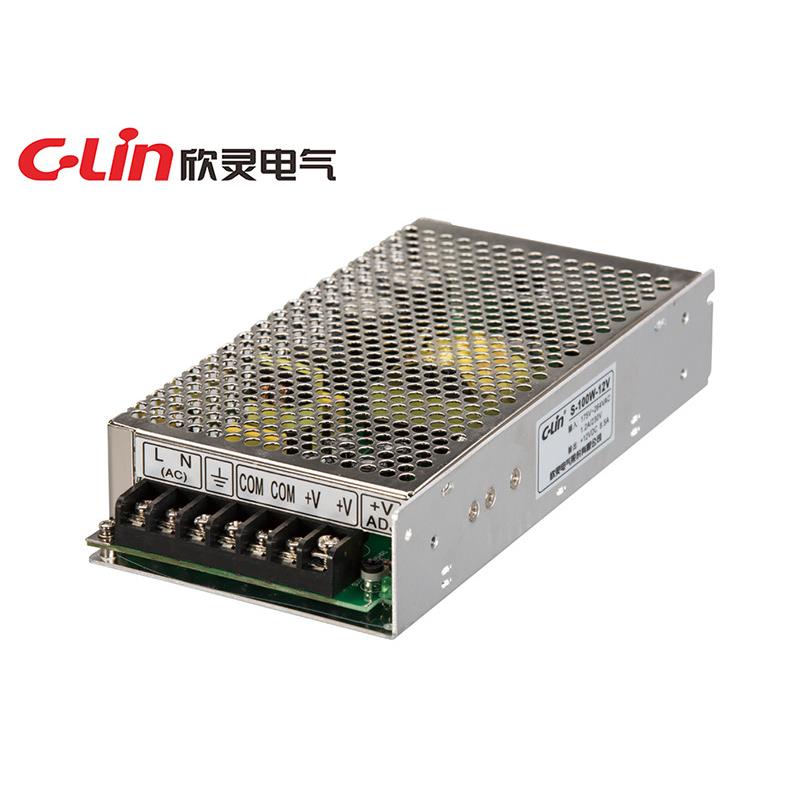 欣灵S-100W(DC5V、DC12V、DC24V单选一)单组输出通用型开关电源