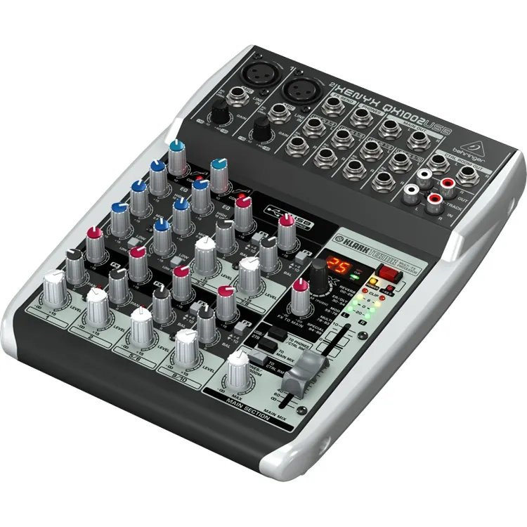behringer    QX-1002USB新品模拟调音台高级2路单声道模拟调音台