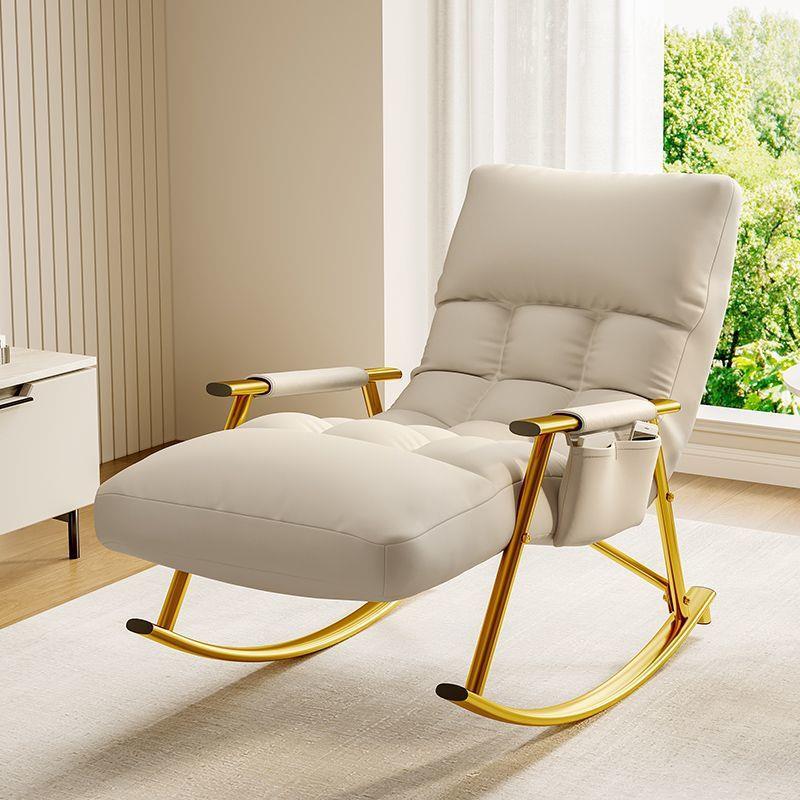 北欧风摇摇椅躺椅阳台家用休闲懒人沙发大人卧室午睡逍遥网红椅子