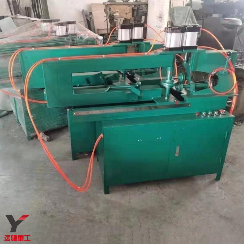 铝板切圆压边一体机标牌加工弯边机三角形圆形路牌成型机