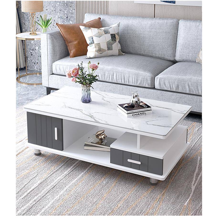 茶几简约现代小户型家用钢化玻璃茶桌客厅桌子简易轻奢极简茶几桌