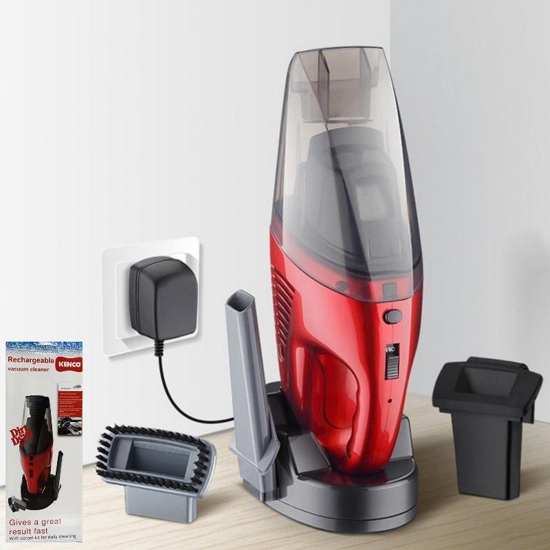 外贸干湿两用无线吸尘器充电式车用吸尘器80W功率手持车载吸尘器