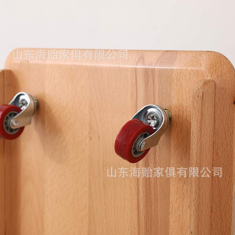 实木沙发边几柜带滚轮移动小桌子迷你茶几床头小方桌C型角几茶台