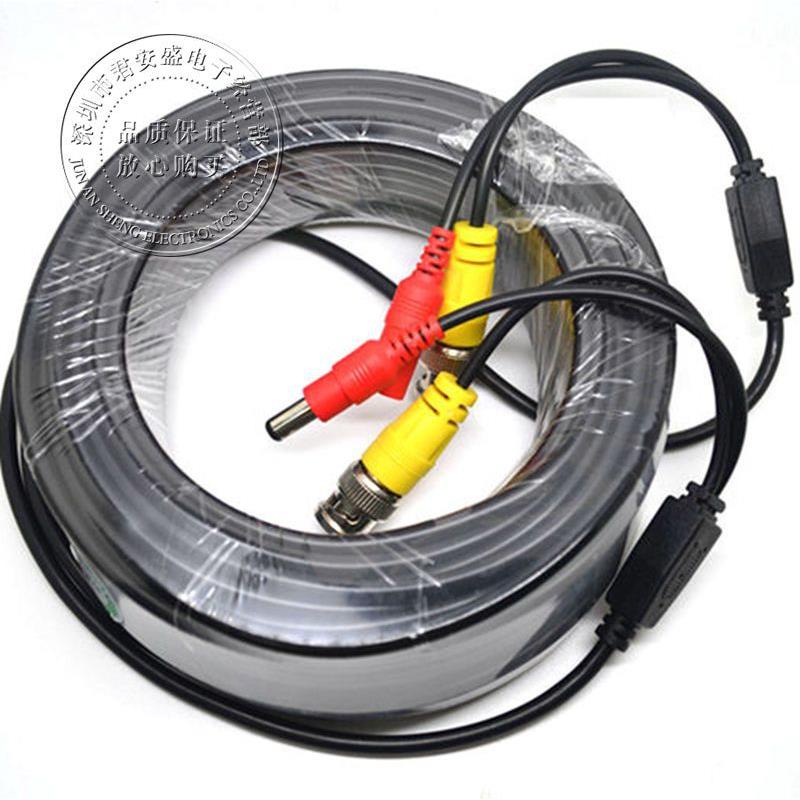 直销优质全铜监控视频电源延长线视频电源二合一组合线一体线