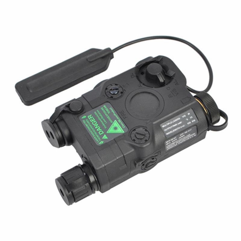 AN-PEQ-15全功能版LED白光+绿镭射指示带IR镜片电池盒配送鼠尾