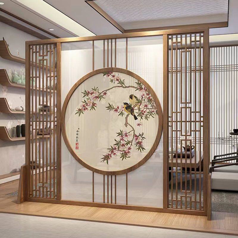 新中式屏风隔断客厅实木镂空简约现代家用禅意玄关办公室茶室座屏,住宅家具,门厅/玄关柜/玄关架,淘宝优惠券,粉丝福利购,淘宝优惠卷