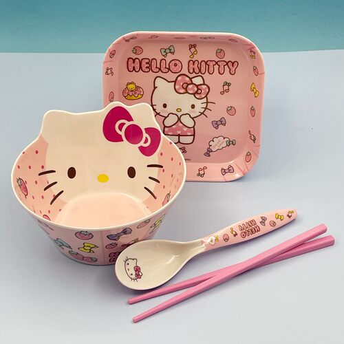 学生家用吃饭碗盘可爱卡通儿童餐具幼儿园分隔盘防摔防烫宝宝专用