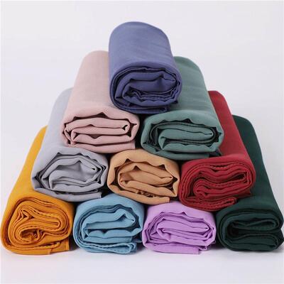 Single color chiffon scarf for womens headscarf雪纺围巾头巾
