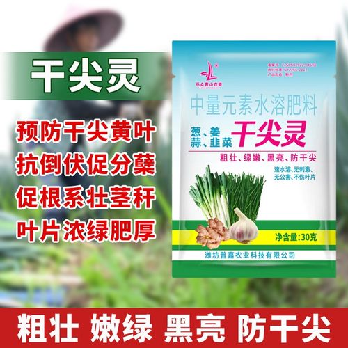 【韭葱姜蒜干尖灵】黄叶烂根干尖水溶肥