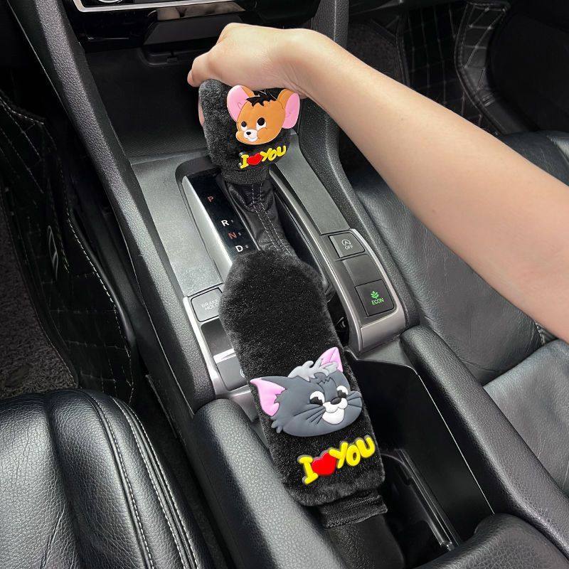 大众汽车挡把套手刹套档卡通可爱通用型排挡位保护套车内装饰套