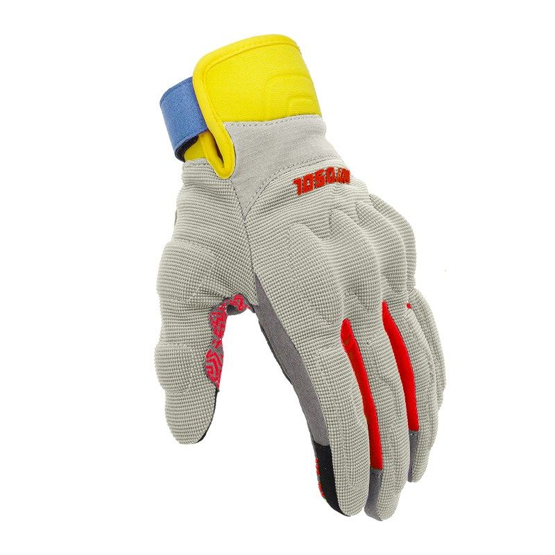 风和自由2024新 风采骑行手套马卡龙薄款摩托车手套女夏季男护具