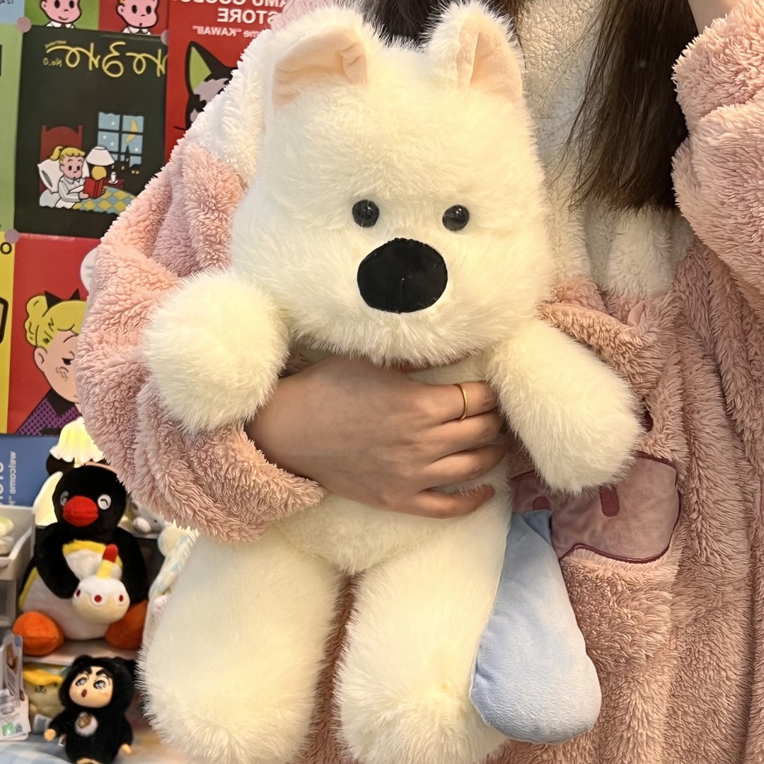 会跑步的西高地小狗小熊小象毛绒玩具宿舍陪伴玩偶新款情人节礼物
