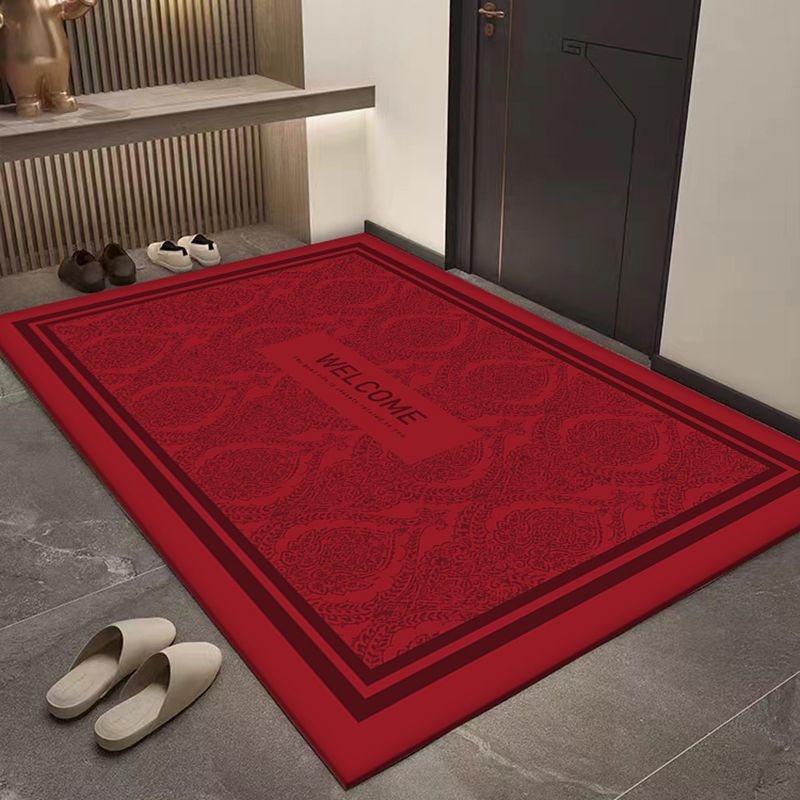门前脚踏垫红色喜庆入户门地垫进门门口门垫2025家用入户垫防滑垫