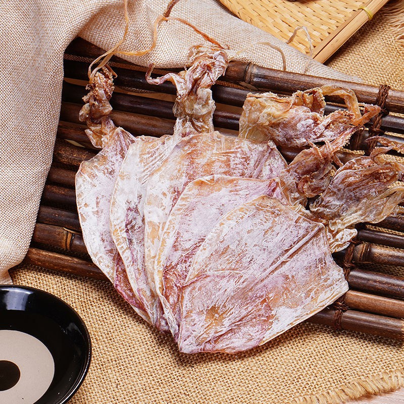 5A小鱿鱼足斤精选无添加新鲜食用海鲜干货手撕鱿鱼干