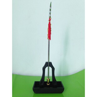 新款复古怀旧佩刀迷你关公像佩刀装饰佛像教用品小关羽刀合金可拆