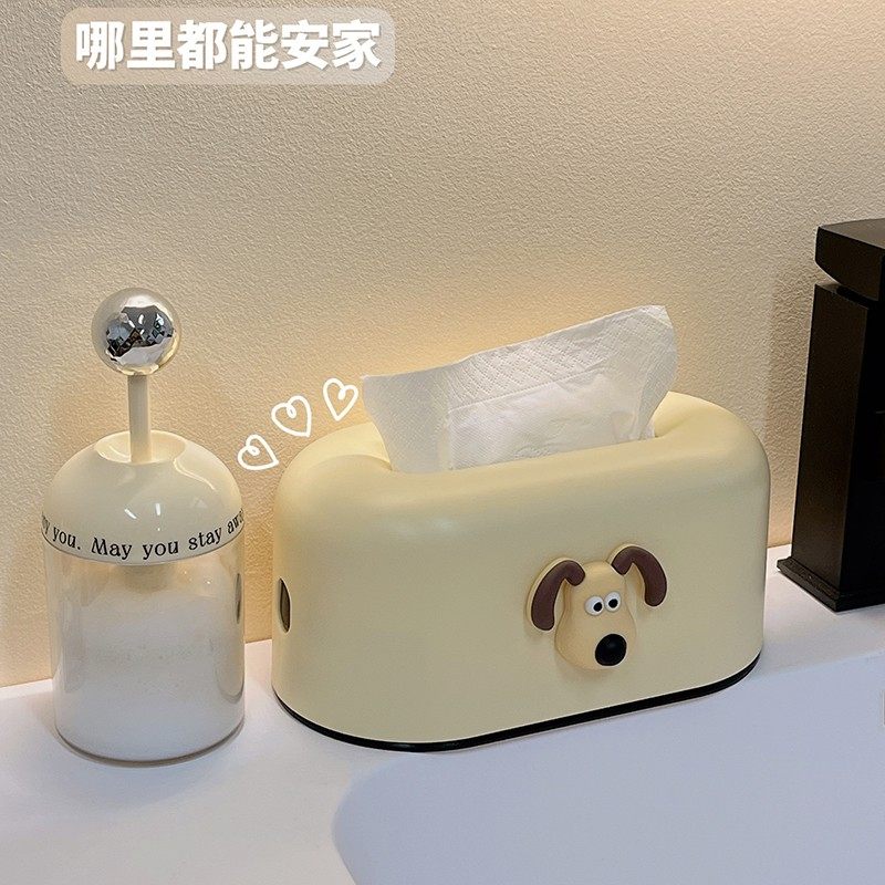 奶油风纸巾盒客厅高档轻奢创意茶几抽纸盒家用可爱卡通餐巾纸抽盒,收纳整理,纸巾盒,淘宝优惠券,粉丝福利购,淘宝优惠卷