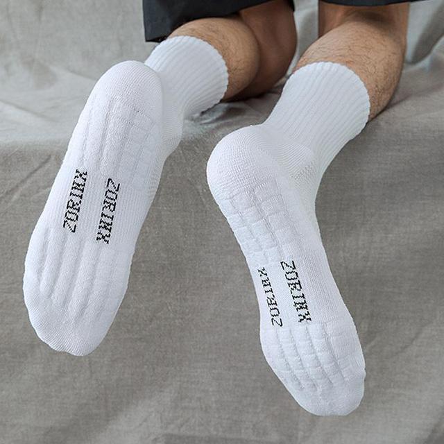 【男女同款】秋冬袜子男士中筒加厚毛巾袜运动透气吸汗篮球袜跑步