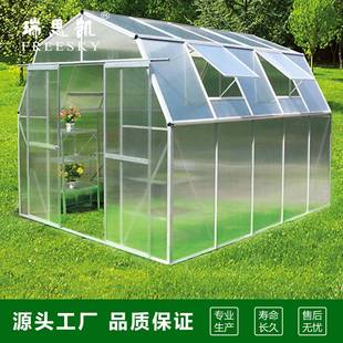 PC阳光板温室花房蔬菜大棚遮阳暖房隔热保温大棚greenhouse