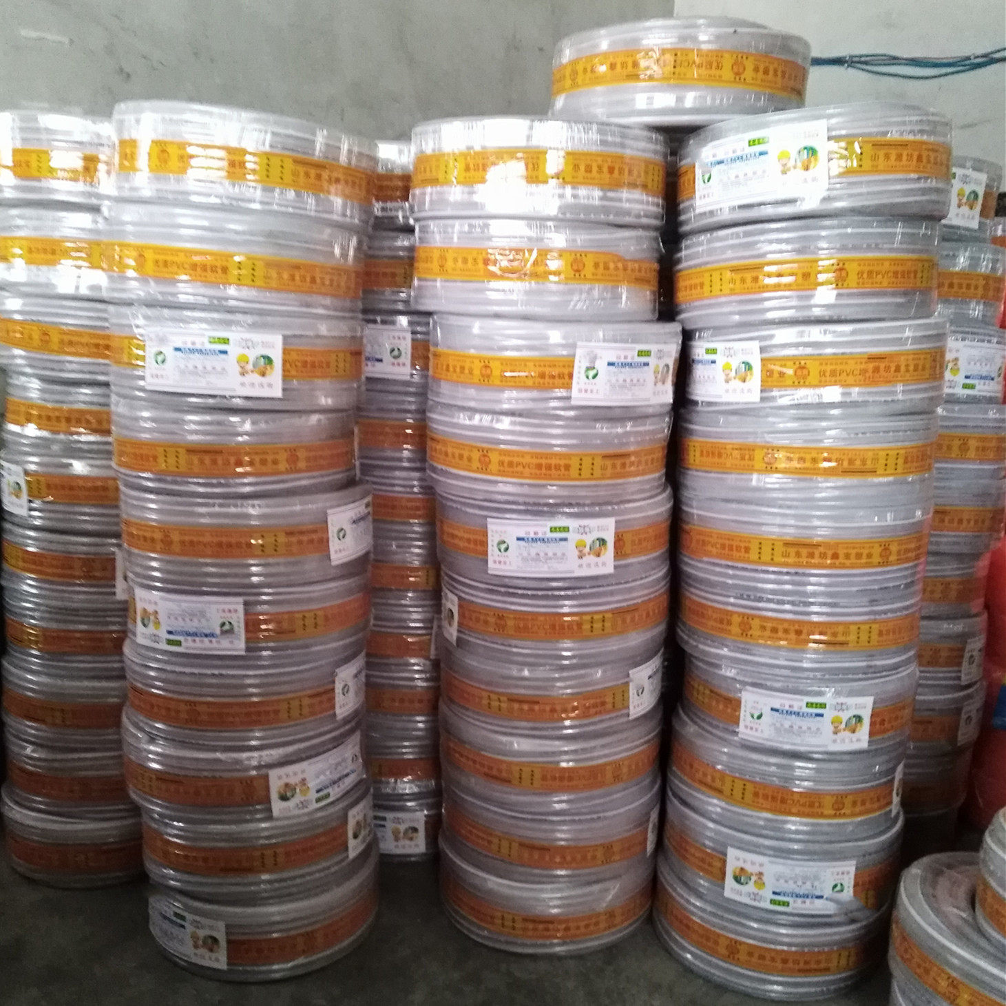 厂家批发PVC纤维增强软管PVC软管水管家用水管工地水管
