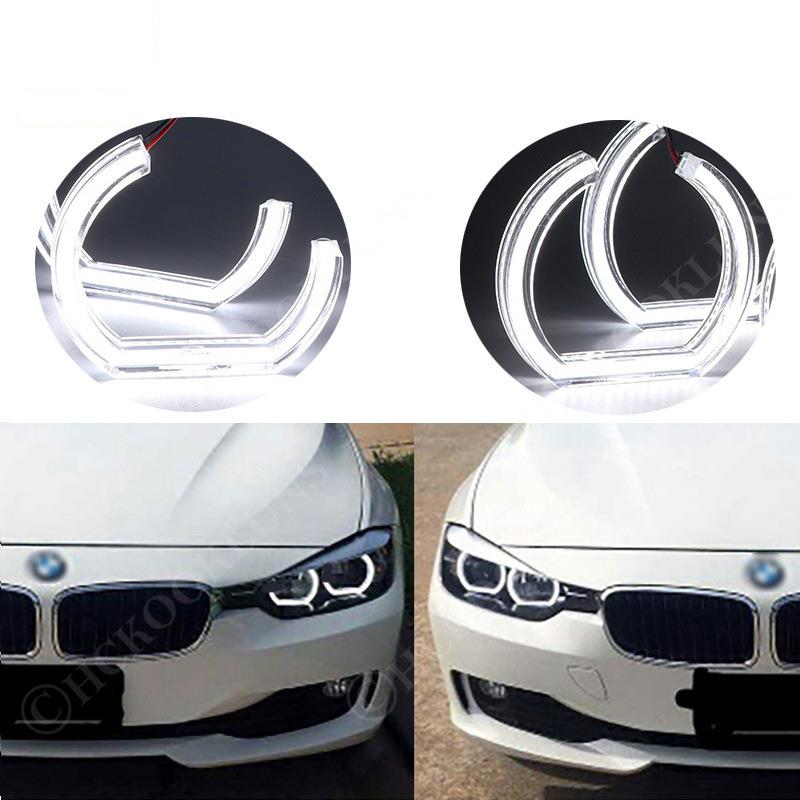 汽车日行灯C型切割水晶天使眼适用于宝马F30E90E92E87