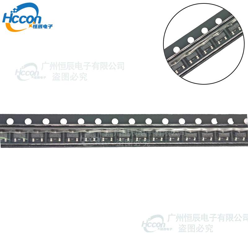 贴片MOS管AO3400 SOT-23 A09T 3.2A/4.6A/5.8A30V N沟道MOS管