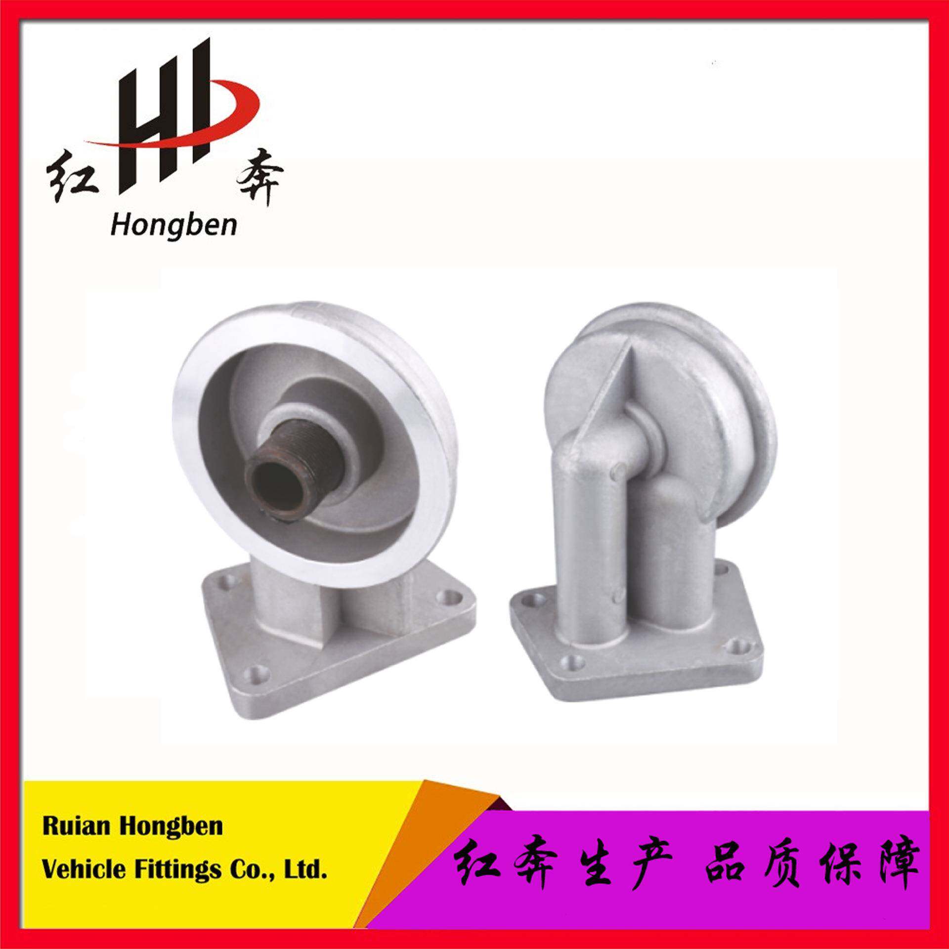 商用车机油滤座JX1018长脖铝座滤清器底座锡柴
