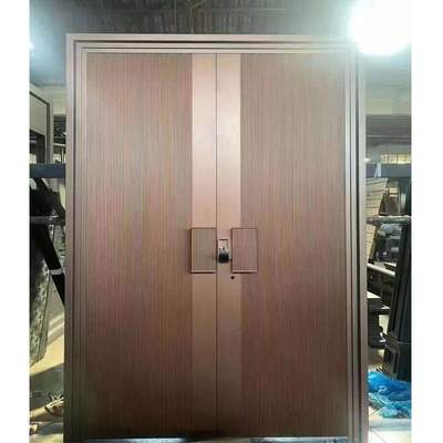 别墅大门家用甲级现代防盗装甲门自建房庭院入户大门精雕铸铝门