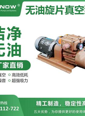 LEYNOW/莱诺无油旋片真空泵LX0060折页机送纸机真空贴合机气泵
