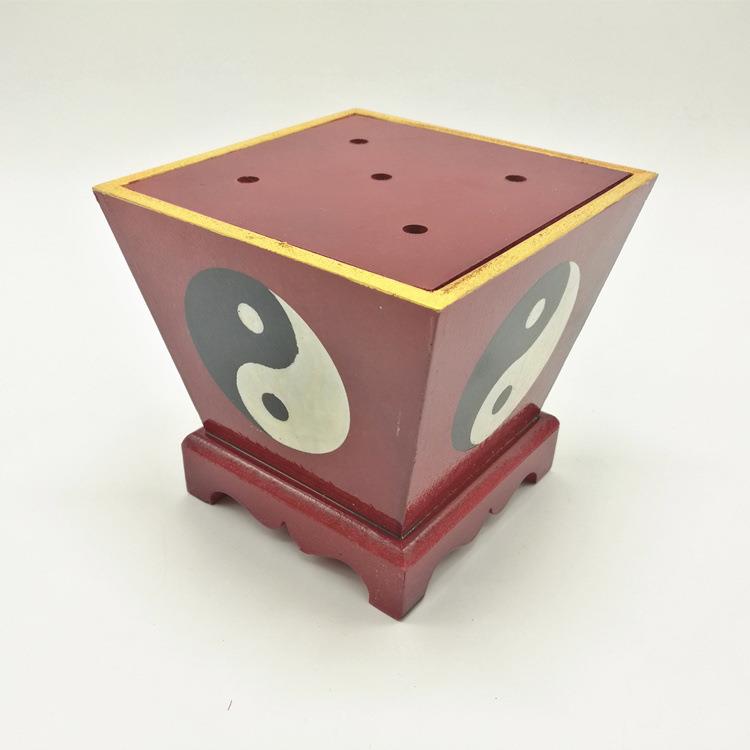 太极斗旗杆五营旗五方令旗龙虎旗旗帜底座五色旗旗斗小号底座