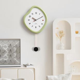 wozoom屋准钟表挂钟现代简约客厅餐厅大气创意时钟挂墙高级感