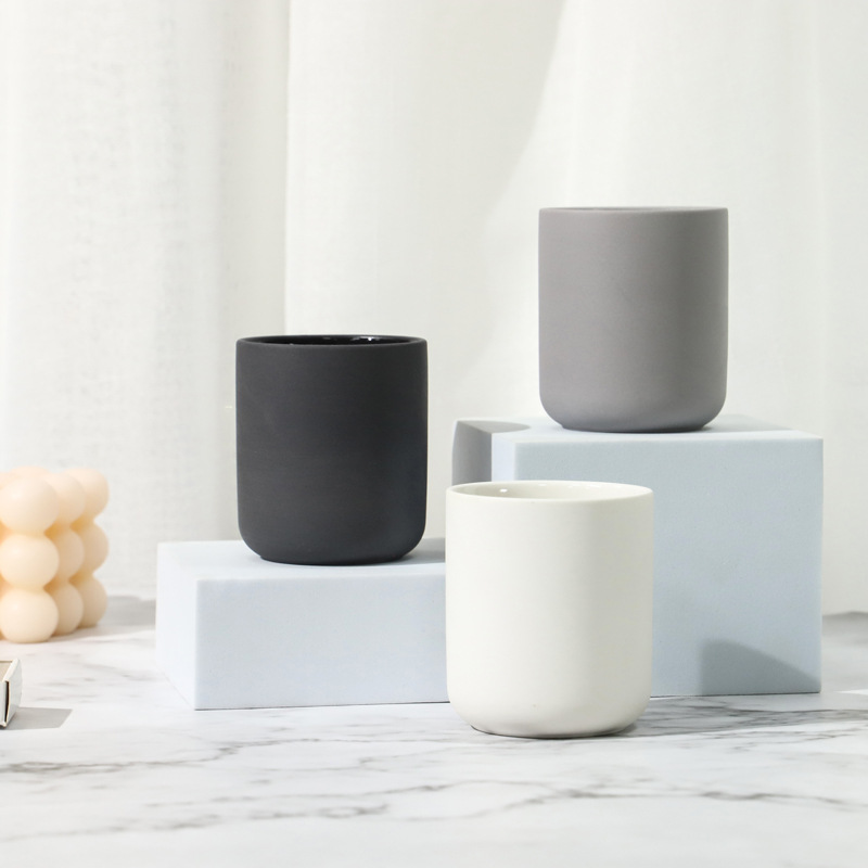 ins北欧150ml陶瓷蜡烛杯空杯家居装饰蜡烛台摆件烛杯容器香薰杯子