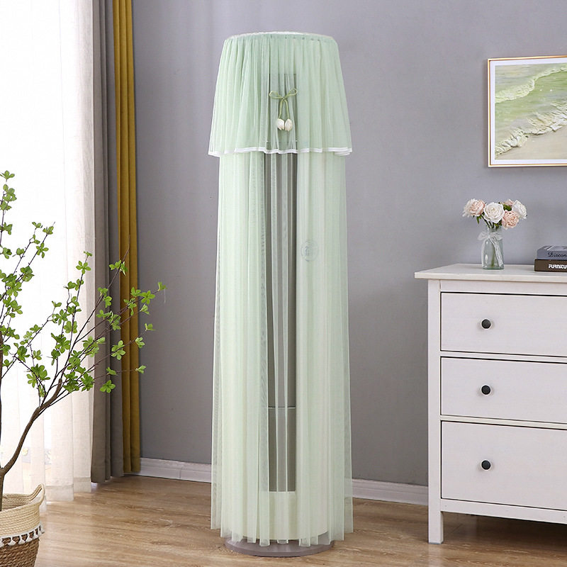 公主风客厅圆柱柜机罩立式圆形空调套防尘罩开机不取挡风帘格力