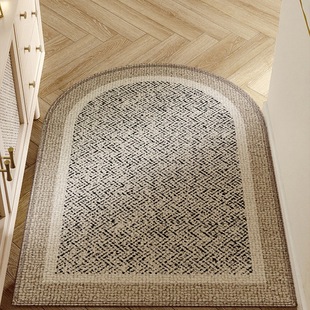 高级感轻奢拱形比利时绒入户门地垫家用玄关防滑脚垫满铺进门门垫